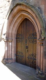 West door outside